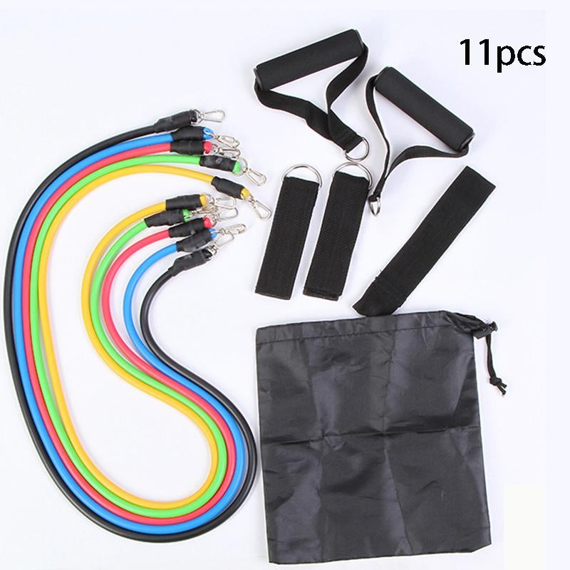 Ensemble d'entraînement avec bandes de résistance de 11 pièces